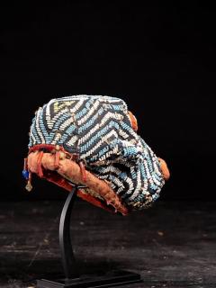 Monkey Skull from the Cameroon Grasslands covered with fabric - 4267724