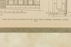 Monograph Print Titled Bank Office Building For The Royal Trust Family - 4517301