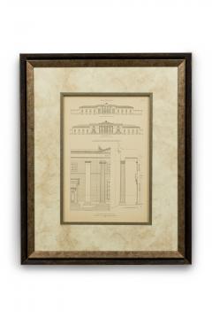 Monograph Print Titled Detail Central Portion Academic Building Univer - 4517290