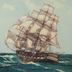 Montague Dawson Montague Dawson Wind Aft The Repulse - 3508789