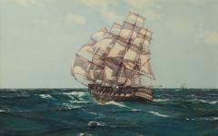 Montague Dawson Montague Dawson Wind Aft The Repulse - 3508818