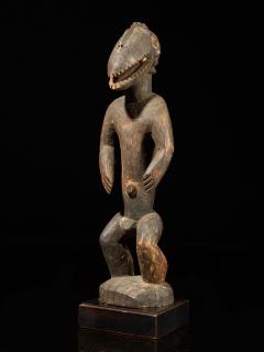 Montol Goemai Wooden Statue wearing Gugwom like mask - 2173373