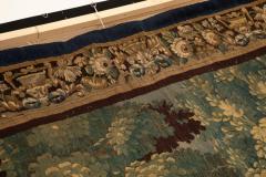 Monumental 18th Century Aubusson Verdure Tapestry - 4317336
