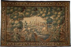 Monumental 18th Century Aubusson Verdure Tapestry - 4335273