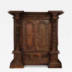 Monumental 18th Century Italian Walnut Armoire - 4379338