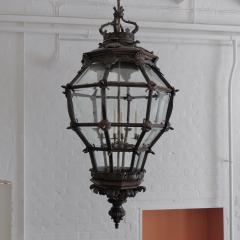 Monumental 1920s Carved Hardwood Versailles Lantern 6 Available France - 4056904