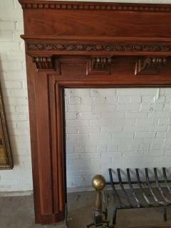 Monumental 1920s Solid Walnut Carved Fire Surround - 1704974