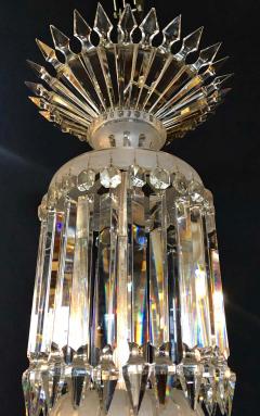 Monumental 19th Century Crystal Lalique Style Neoclassical Chandelier - 1250421