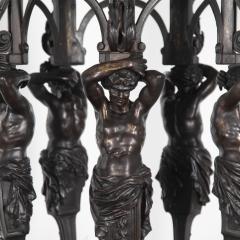 Monumental 19th Century French Bronze Chandelier - 3641950