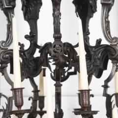 Monumental 19th Century French Bronze Chandelier - 3642034