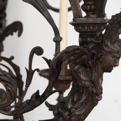 Monumental 19th Century French Bronze Chandelier - 4638435