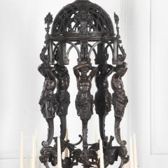 Monumental 19th Century French Bronze Chandelier - 4638438