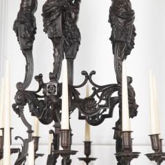 Monumental 19th Century French Bronze Chandelier - 4638445
