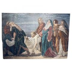 Monumental 19th Century Italian Micro Mosaic Mosaic Mural Entombment of Jesus - 4103252
