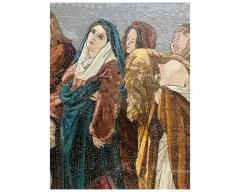 Monumental 19th Century Italian Micro Mosaic Mosaic Mural Entombment of Jesus - 4103290