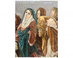 Monumental 19th Century Italian Micro Mosaic Mosaic Mural Entombment of Jesus - 4103321