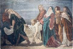 Monumental 19th Century Italian Micro Mosaic Mosaic Mural Entombment of Jesus - 4104417