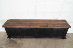 Monumental 19thC Ebonised English Pine Dresser Base - 4320545