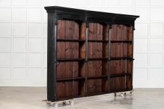 Monumental 19thC Ebonised Pine Dresser Shelving Rack - 4378390
