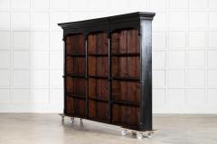 Monumental 19thC Ebonised Pine Dresser Shelving Rack - 4378392