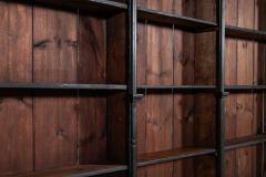 Monumental 19thC Ebonised Pine Dresser Shelving Rack - 4378393