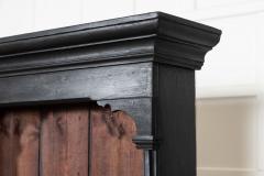 Monumental 19thC Ebonised Pine Dresser Shelving Rack - 4378396