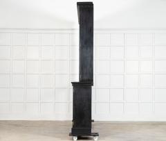 Monumental 19thC English Ebonised Oak Glazed Bookcase - 4290835