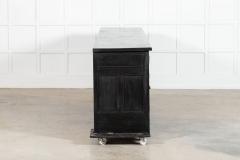 Monumental 19thC English Ebonised Pine Dresser Base - 4210941
