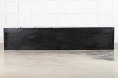 Monumental 19thC English Ebonised Pine Dresser Base - 4210950