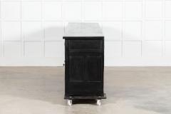 Monumental 19thC English Ebonised Pine Dresser Base - 4210951
