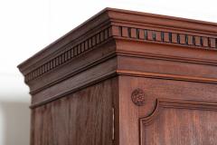 Monumental 19thC English Mahogany Breakfront Compactum Wardrobe - 3939560