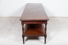 Monumental 19thC English Mahogany Drapers Table - 2642881