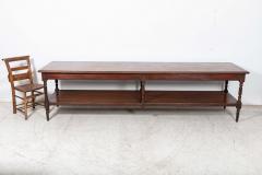 Monumental 19thC English Mahogany Drapers Table - 2642882