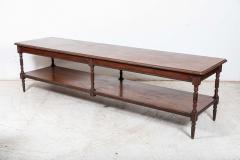 Monumental 19thC English Mahogany Drapers Table - 2642884