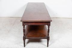 Monumental 19thC English Mahogany Drapers Table - 2642885