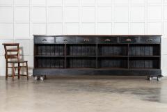 Monumental 19thC English Mahogany Pine Shop Counter Island - 4503330