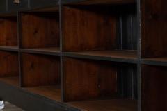 Monumental 19thC English Mahogany Pine Shop Counter Island - 4503345