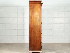 Monumental 19thC English Oak Breakfront Linen Cupboard - 3675613
