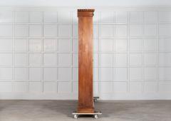 Monumental 19thC English Pine Arched Glazed Bookcase - 2969769