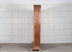Monumental 19thC English Pine Arched Glazed Bookcase - 2969770