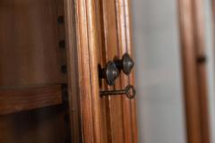 Monumental 19thC English Pine Arched Glazed Bookcase - 2969772