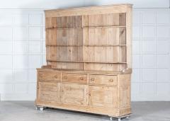 Monumental 19thC English Pine Farmhouse Dresser - 2735057