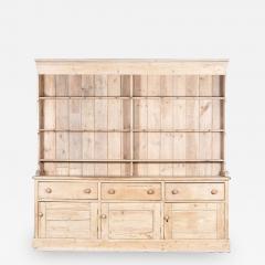 Monumental 19thC English Pine Farmhouse Dresser - 2740288