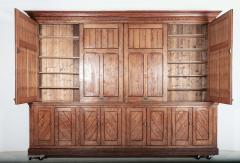 Monumental 19thC English Pine Housekeepers Cupboard - 2393654