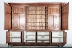 Monumental 19thC English Pine Housekeepers Cupboard - 2393656
