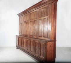 Monumental 19thC English Pine Housekeepers Cupboard - 2393657