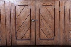 Monumental 19thC English Pine Housekeepers Cupboard - 2393660