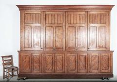 Monumental 19thC English Pine Housekeepers Cupboard - 2393664