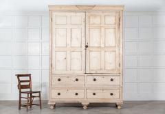 Monumental 19thC English Pine Housekeepers Cupboard - 2897708