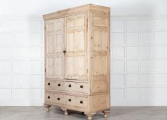 Monumental 19thC English Pine Housekeepers Cupboard - 2897709